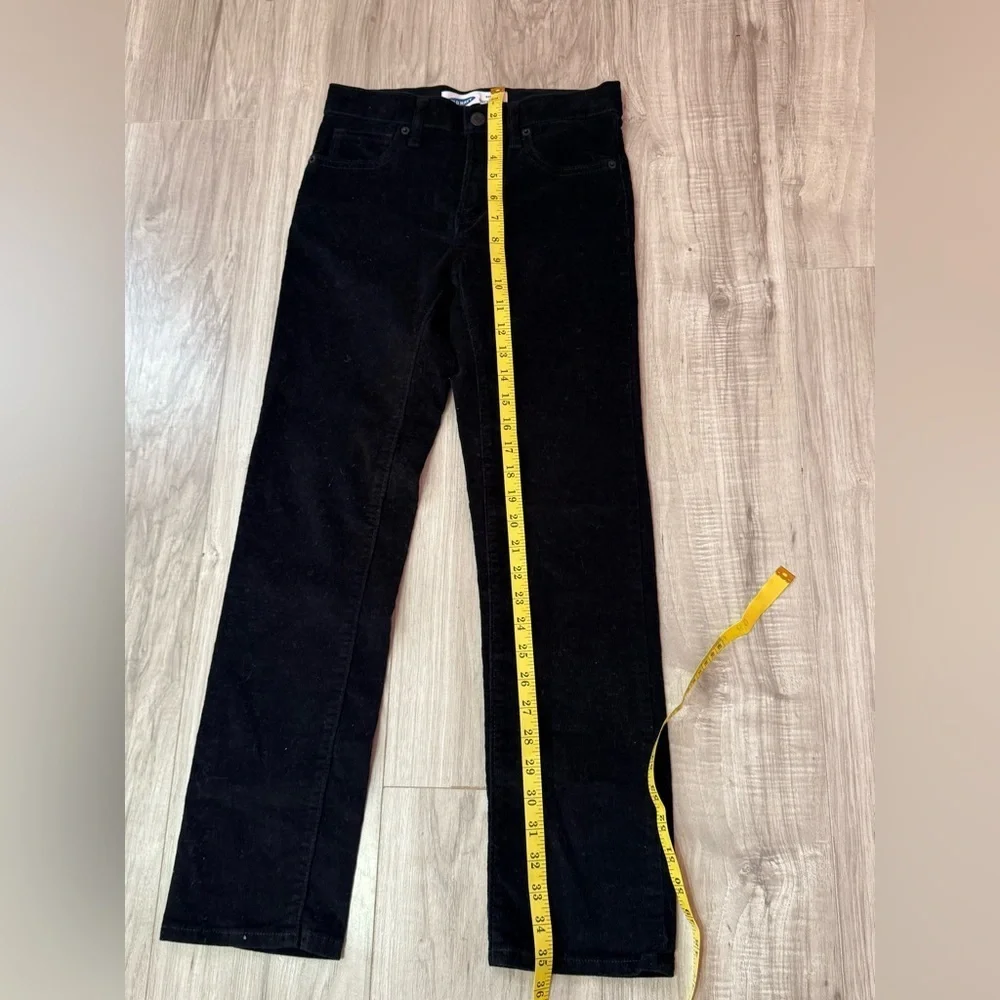 Old Navy Girls' Black Karate Slim Trousers, Size 10 Built In Flex Max